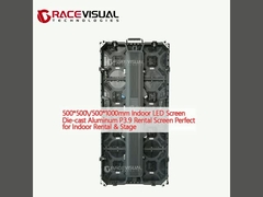 500*500/500*1000mm Indoor LED Screen Die-cast Aluminum P3.9 Rental Screen hoàn hảo cho thuê trong nhà & sân khấu