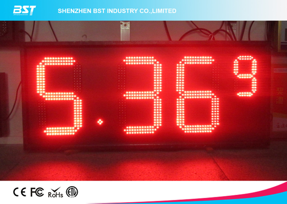 Hiển thị đồng hồ LED màu hai mặt cho thể thao ngoài trời, độ chính xác cao