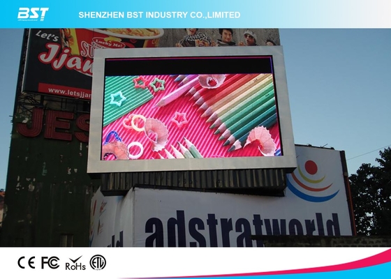 Tỷ lệ làm mới cao 6mm Pixel Pitch màn hình LED ngoài trời đầy màu sắc cho quảng cáo năng động