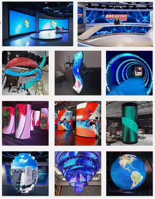 Đường video LED cong P4 tùy chỉnh