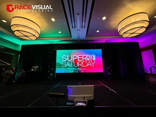 7680HZ P2.9 Indoor Full Color Led Screen For Events 500mmx1000mm Kích thước tủ IP40