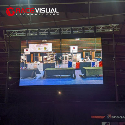 3.91mm Physical Pitch ORC Rental màn hình LED với tốc độ làm mới cao 7680hz và thẻ nhận A5s 500X1000mm