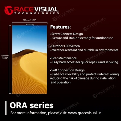 7680Hz Ultra-High Refresh Rate Rental LED Panel cho ORA Series   Có sẵn trong 500 × 1000mm & 500 × 500mm