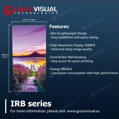 Professional Rental LED Video Wall With Front Service - IRB Series cho sân khấu, buổi hòa nhạc & sự kiện 500 * 500MM & 50 * 100MM
