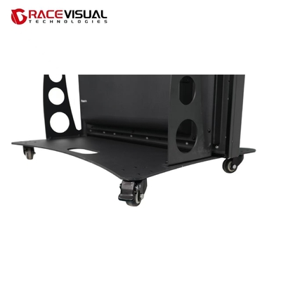 3840hz Tốc độ làm mới cao Đèn trọng lượng Nội thất đầy màu LED Bảng ảnh màn hình 48kg/phần Với bánh xe Totem