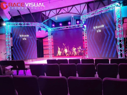 7680HZ 500x500mm IRA Series Indoor Rental LED Display với độ phân giải mô-đun 64x64px và IP Rating IP40/IP21