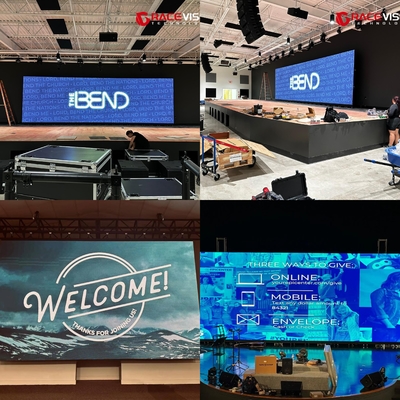 Professional 2.97 mm Indoor Rental Display - IRA Series 600 nits Độ sáng 7680 Hz 500×1000 mm Tủ