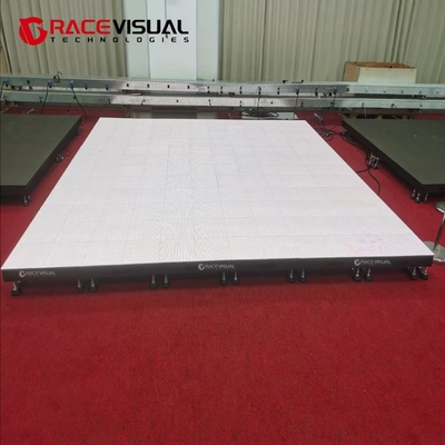 Tỷ lệ tương phản cao DF Series LED Dance Floor Cold Steel/Aluminum/Die-casting Aluminum Panel