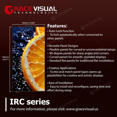 IRC Series Indoor Rental LED ScreenP2.6 / P2.9 / P3.9mm∙ 7680Hz Ultra High Refresh∙