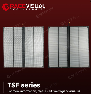 Màn hình LED trong suốt tiên tiến của dòng TSF cho màn hình hiển thị nội dung độ phân giải cao