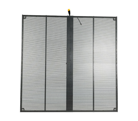 TSF Series P3.9-7.8mm Màn hình LED trong suốt 1000x1000mm, Tỷ lệ làm mới cao 3840Hz, Cài đặt cố định trong nhà tùy chỉnh, khung nhôm