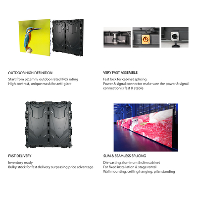 HD độ phân giải Die-casting Aluminum LED Panel OBR Series Hoàn hảo cho bảng quảng cáo và biển báo ngoài trời