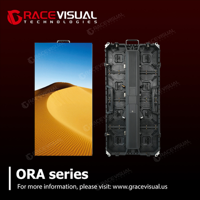 ORA Series Rental LED Display được cố định bằng vít được xây dựng để hoạt động trong mọi thời tiết và độ sáng 4500nits