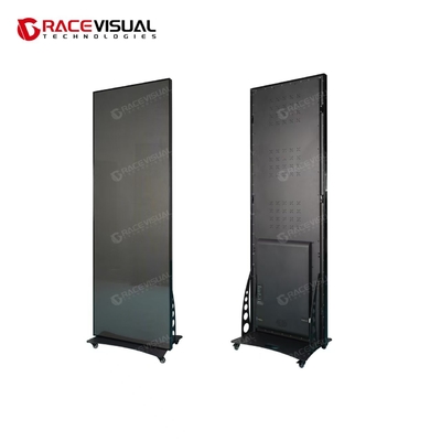 IP Series. ∙ P2.5 LED Poster ∙ 640×1920mm với 16bit Grayscale và Mobile Wheel Base cho quảng cáo nội thất linh hoạt