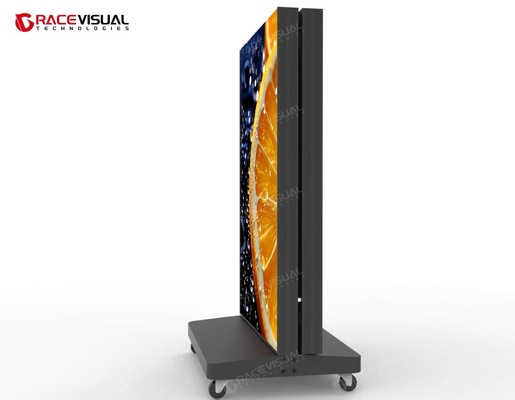 Kích thước nhỏ Bên trong sàn có thể gập lại màn hình hiển thị LED Màn hình poster, Giao lưu dễ dàng, Giao thông thuận tiện