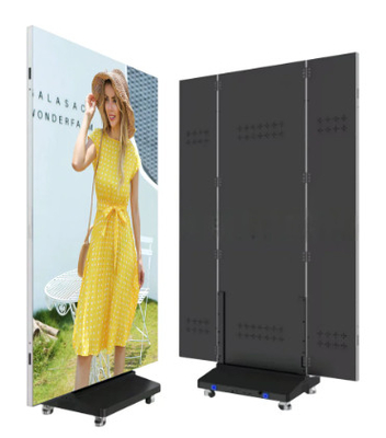 Màn hình poster LED gấp ba lần: Dải xách, liền mạch và sáng sủa