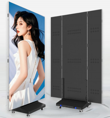 Màn hình poster LED gấp ba lần: Dải xách, liền mạch và sáng sủa
