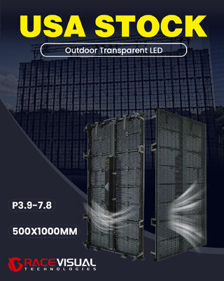 Đèn đèn LED trong suốt ngoài trời độ cao 3,9-7,8mm, độ cao của các pixel, tủ 500x1000mm, tốc độ làm mới 7680hz, độ sáng 5000nits, phù hợp với tất cả các loại sự kiện ngoài trời.